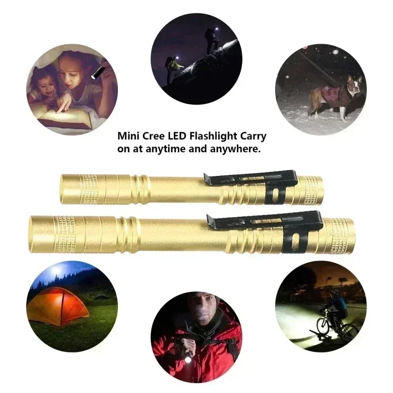 Portable Mini LED Pen Flashlig - مراجعة Stationery Supply وسعره