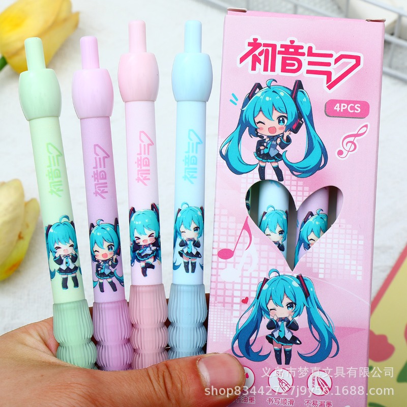 Kawaii Hatsune Miku Gel Pen Cu - مراجعة Gel Ink Pen Set وسعره
