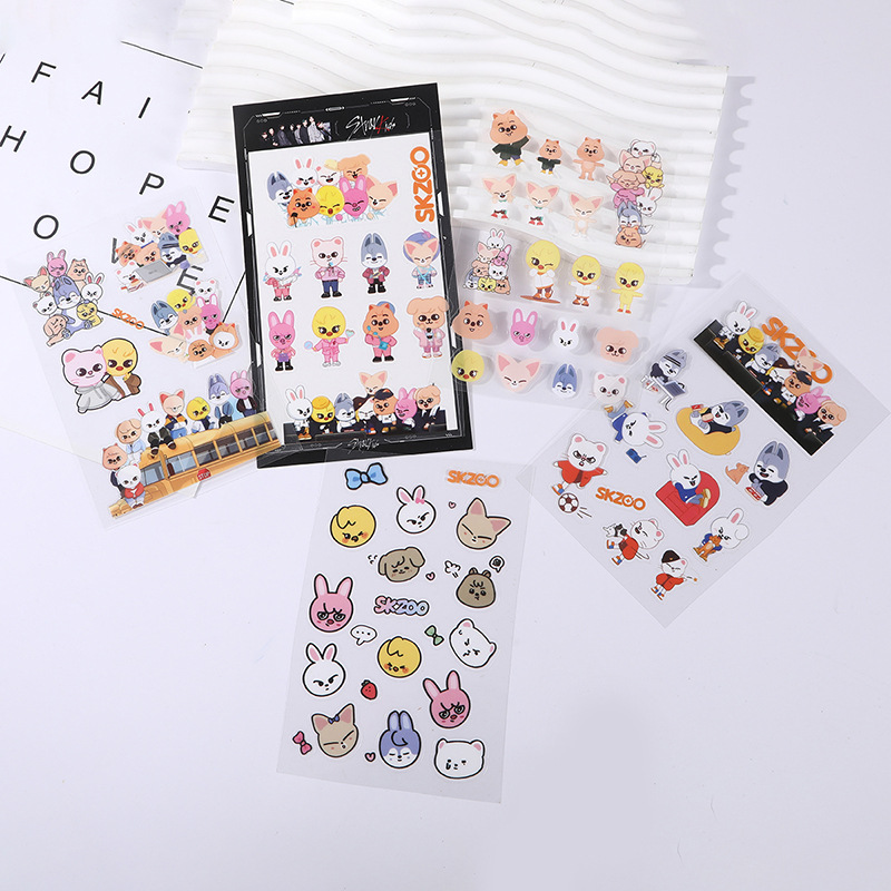 Skzoo Stray Kids Anime Cartoon - مراجعة Memo Pad Sticky وسعره