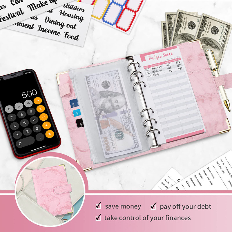 A6 Budget Binder with Cash Env - مراجعة Planner Weekly Budget وسعره