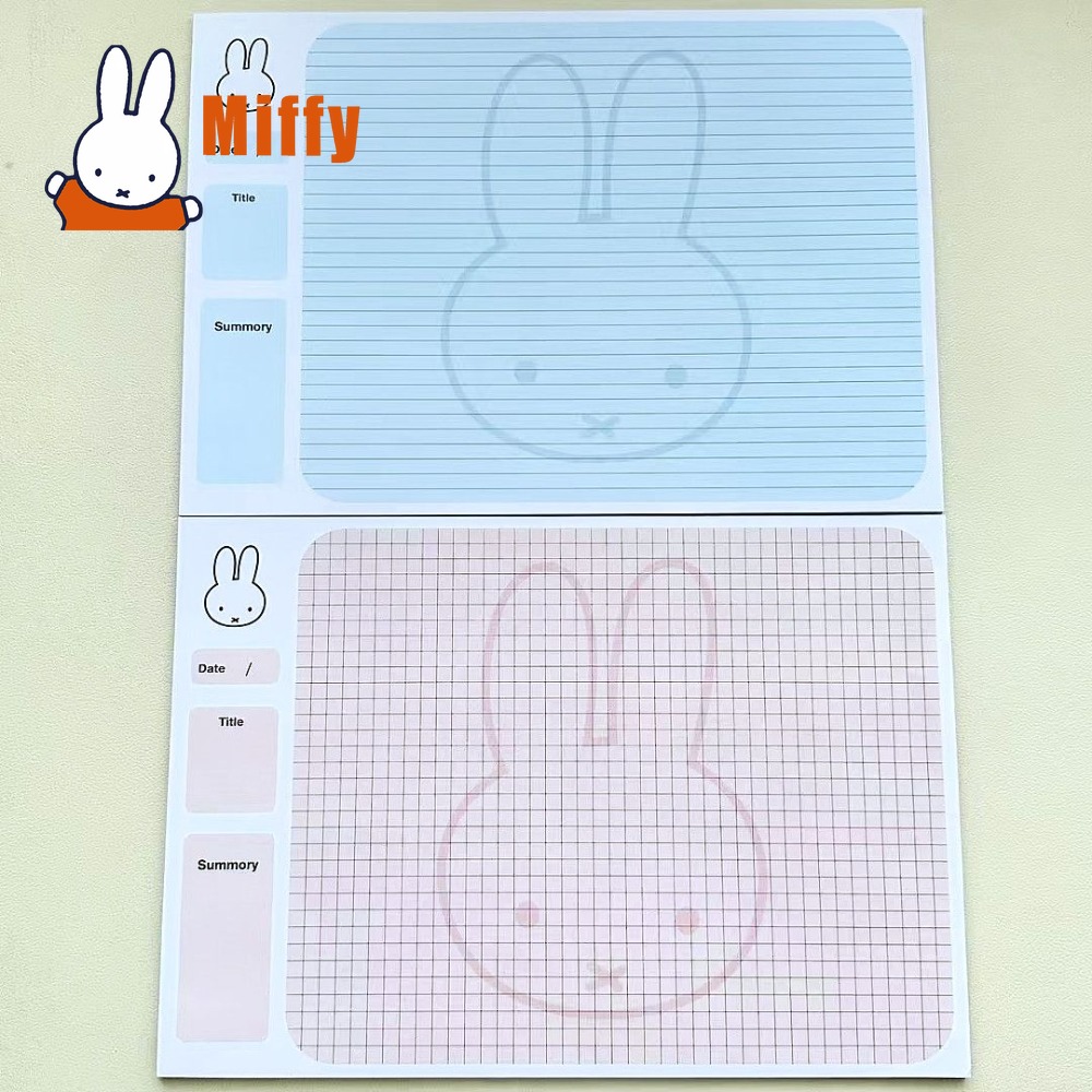 Kawaii Miffy Memo Pad Cute Rab - مراجعة Office Supply Office Stationery Items وسعره