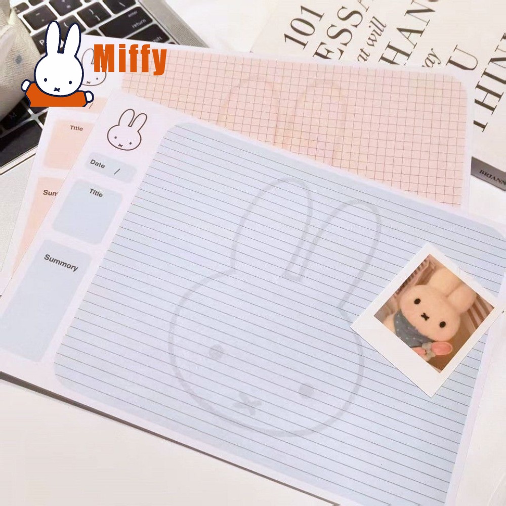 Kawaii Miffy Memo Pad Cute Rab - مراجعة Office Supply Office Stationery Items وسعره