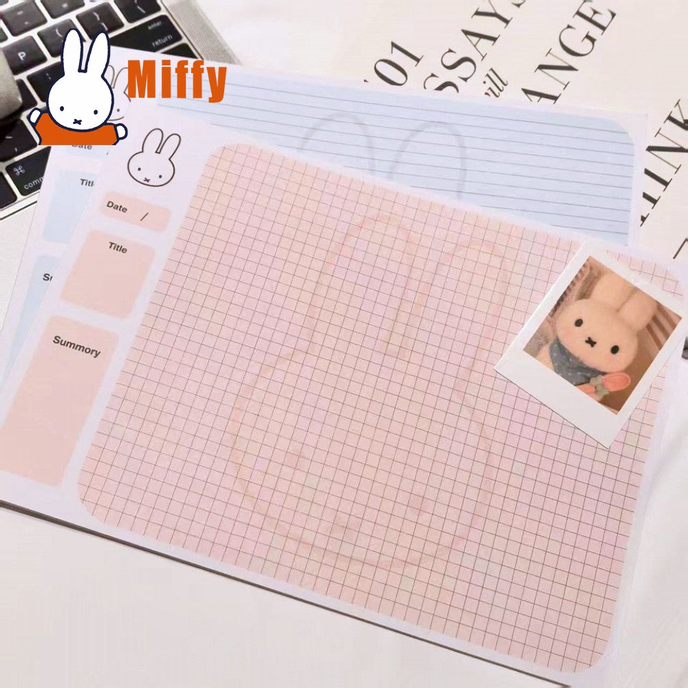 Kawaii Miffy Memo Pad Cute Rab - مراجعة Office Supply Office Stationery Items وسعره