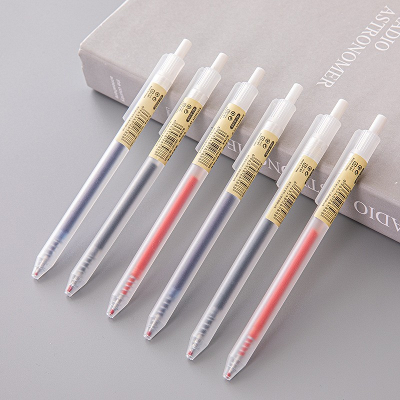 6/10Pcs 0.5mm Retractable Gel  - مراجعة Stationery Supply Business وسعره