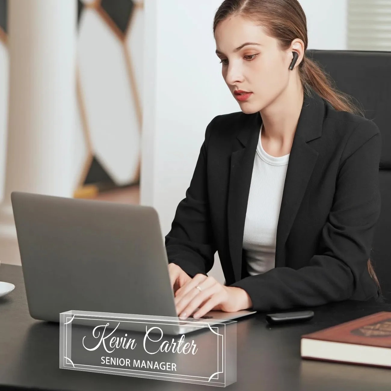 Personalized Acrylic Desk Name - مراجعة Desk Name Plate وسعره