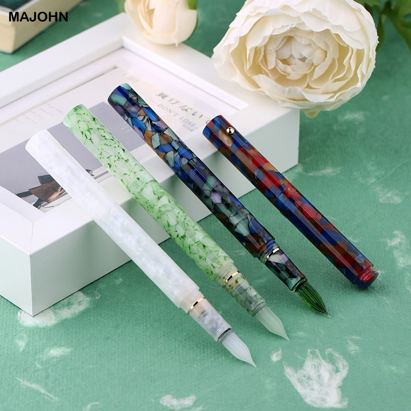 MAJOHN N8 Resin Glass Dip Pen  - مراجعة Stationery Supply Business وسعره