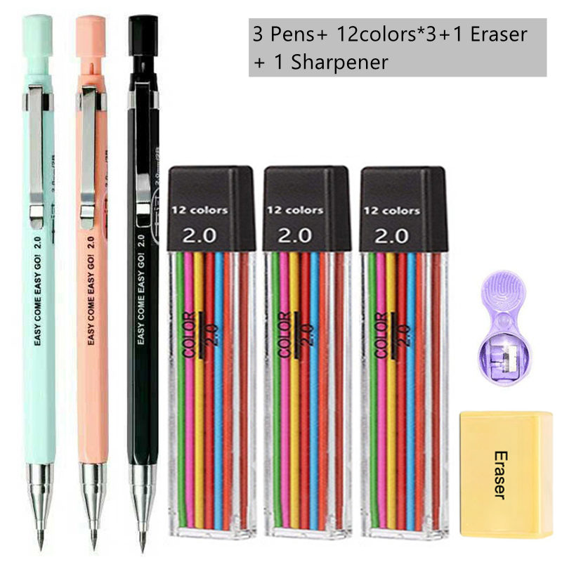 Anti Slip Mechanical Pencil Se - مراجعة Mechanical Pencil Lead وسعره