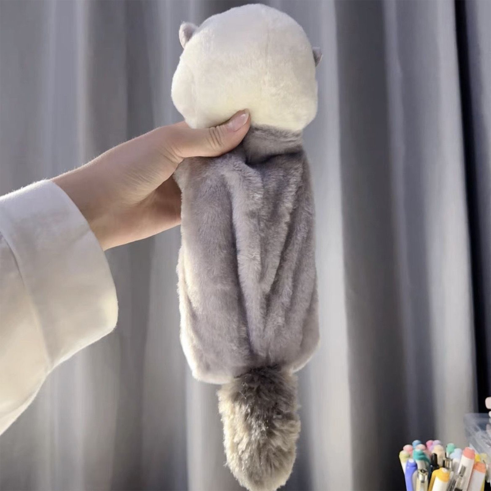 Creative Plush Toy Pencil Case - مراجعة Stationery Supply وسعره