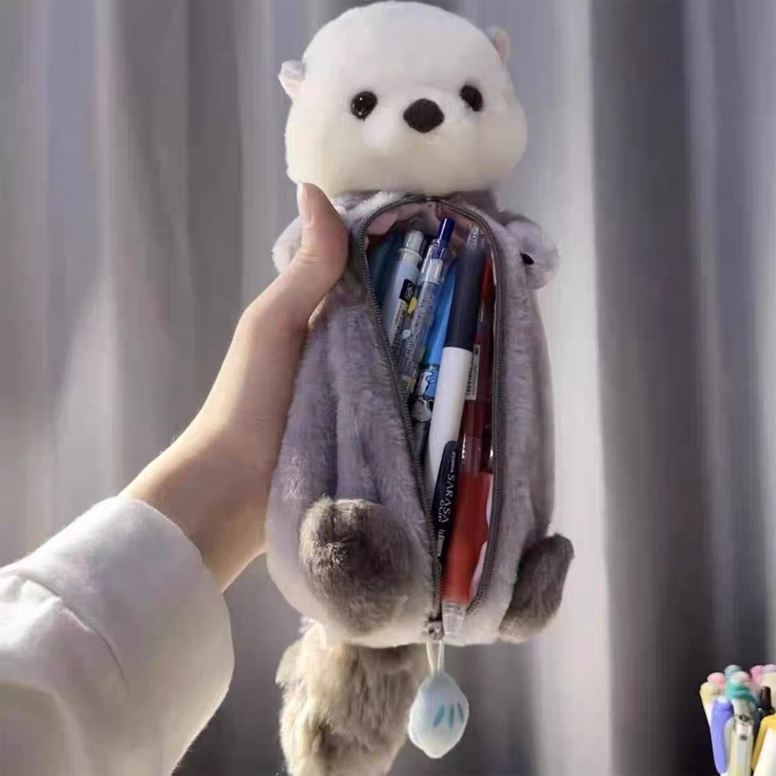 Creative Plush Toy Pencil Case - مراجعة Stationery Supply وسعره