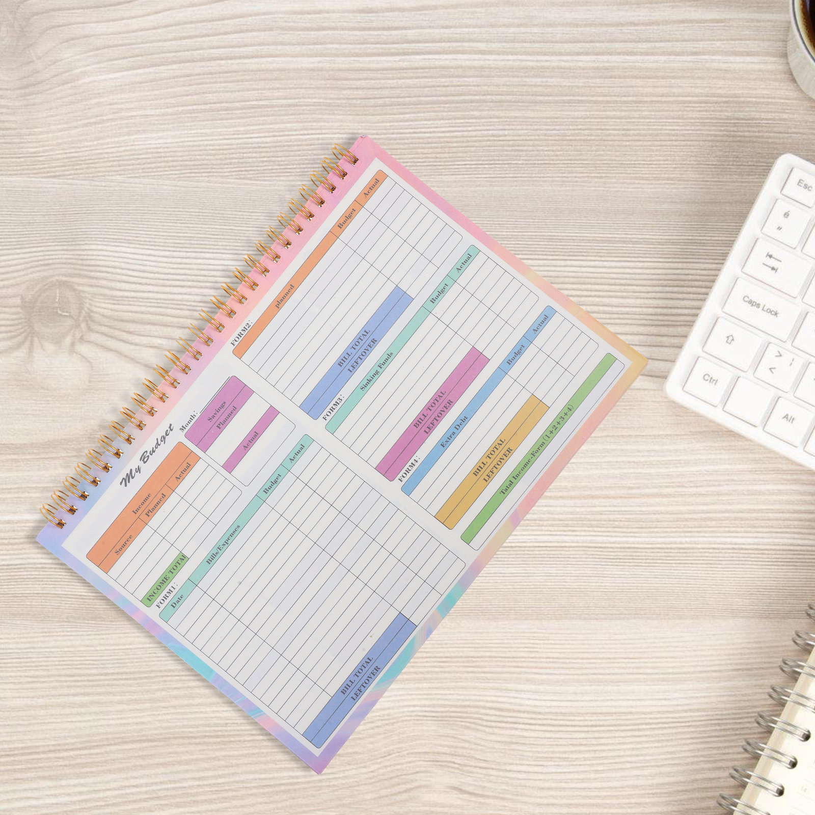 B5 Financial Tracker Notebook  - مراجعة Planner Weekly Budget وسعره