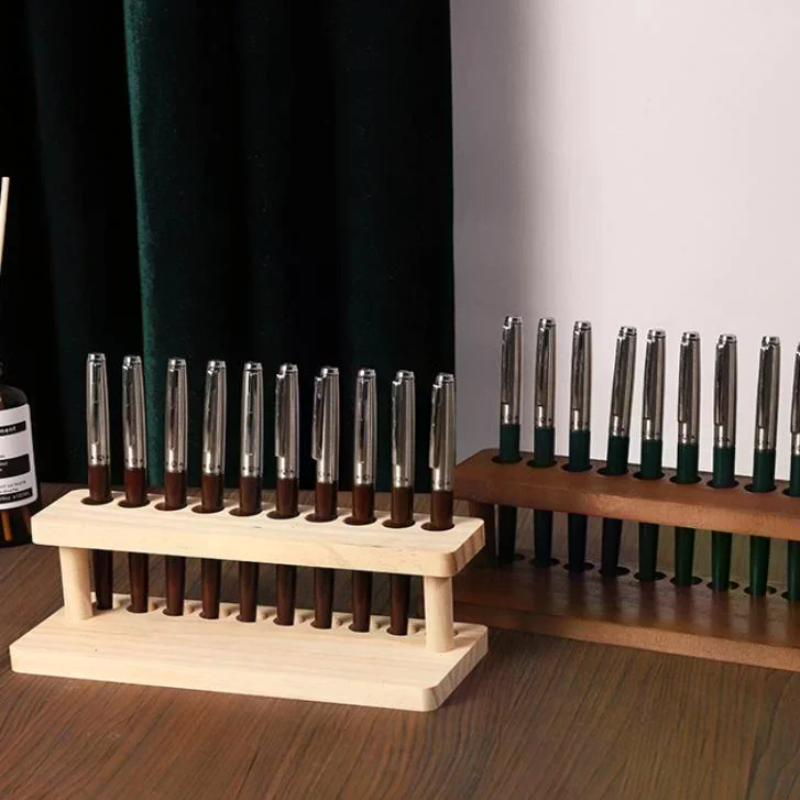 Walnut Wood Test Tube Rack Mul - مراجعة Office Stationery And Supply وسعره