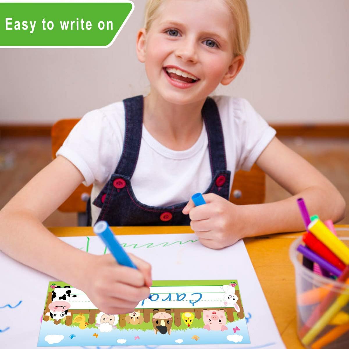 36 Pack Farm Animal Name Plate - مراجعة Desk Name Plate وسعره