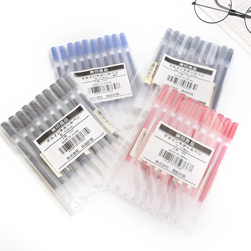 10-30Pcs/Set 0.38/0.5mm Gel pe - مراجعة Stationery Supply Business وسعره