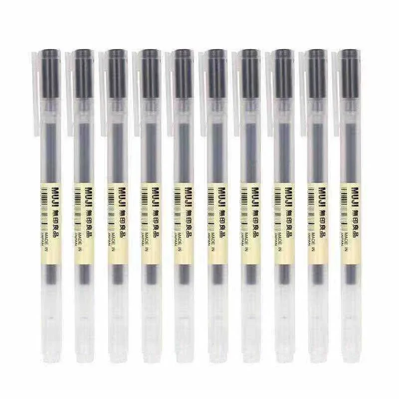10-30Pcs/Set 0.38/0.5mm Gel pe - مراجعة Stationery Supply Business وسعره