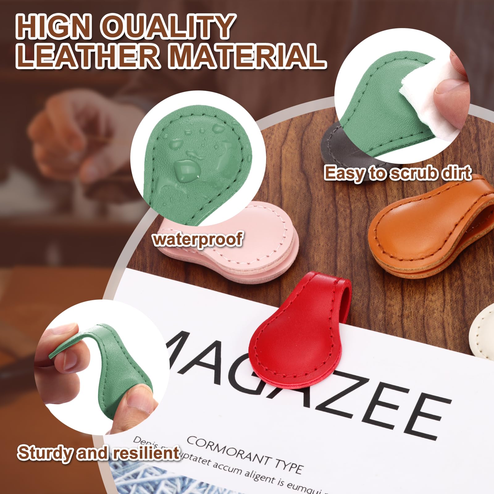 5pcs Magnetic Clip Sleeve Magn - مراجعة Bookmark Magnetic Clip وسعره