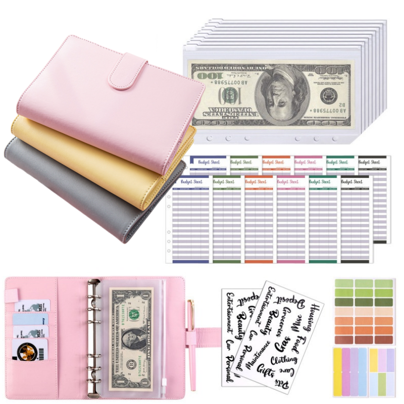 A6 PU Leather Budget Binder wi - مراجعة Planner Weekly Budget وسعره