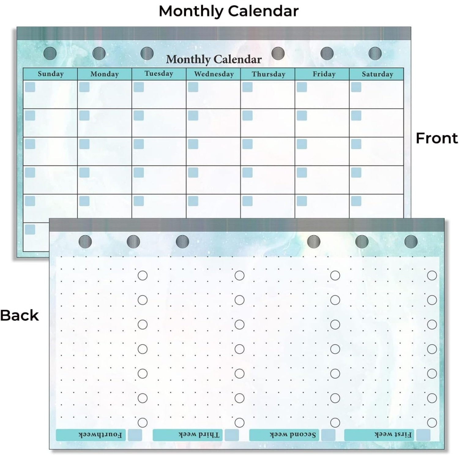 Set of 6-hole A6 binder refill - مراجعة Planner Weekly Budget وسعره