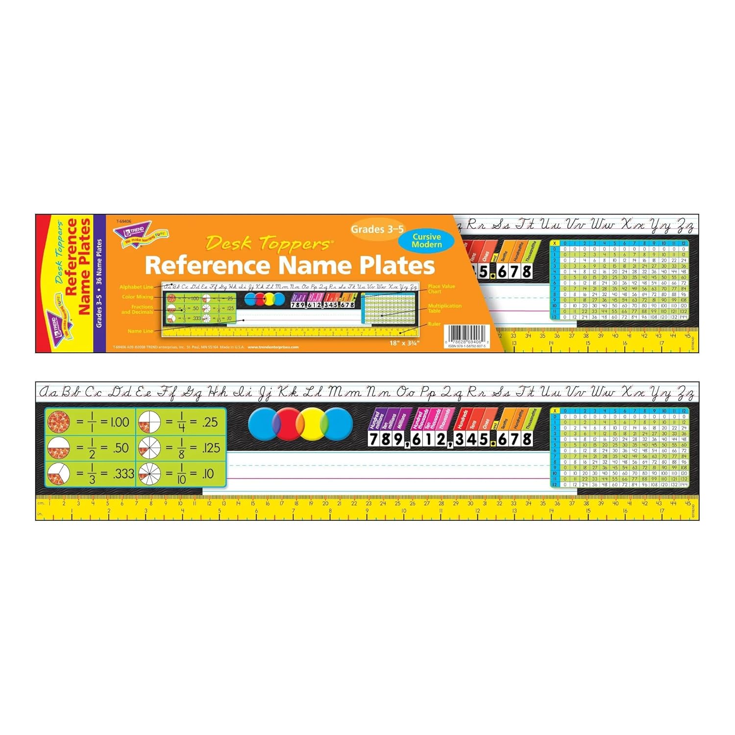 Grades 3-5 Desk Name Plates wi - مراجعة Desk Name Plate وسعره
