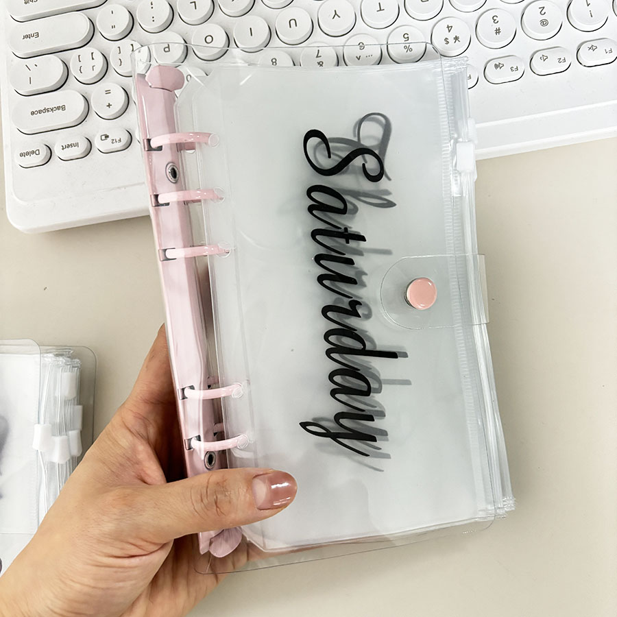 SKYSONIC 1 Set A6 Macarone Bin - مراجعة Planner Weekly Budget وسعره
