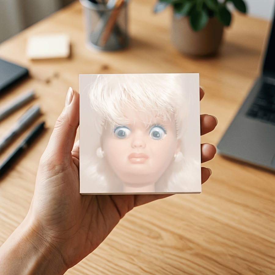 1 funny creepy face doll notep - مراجعة Ideal Stationery & Office Supply وسعره
