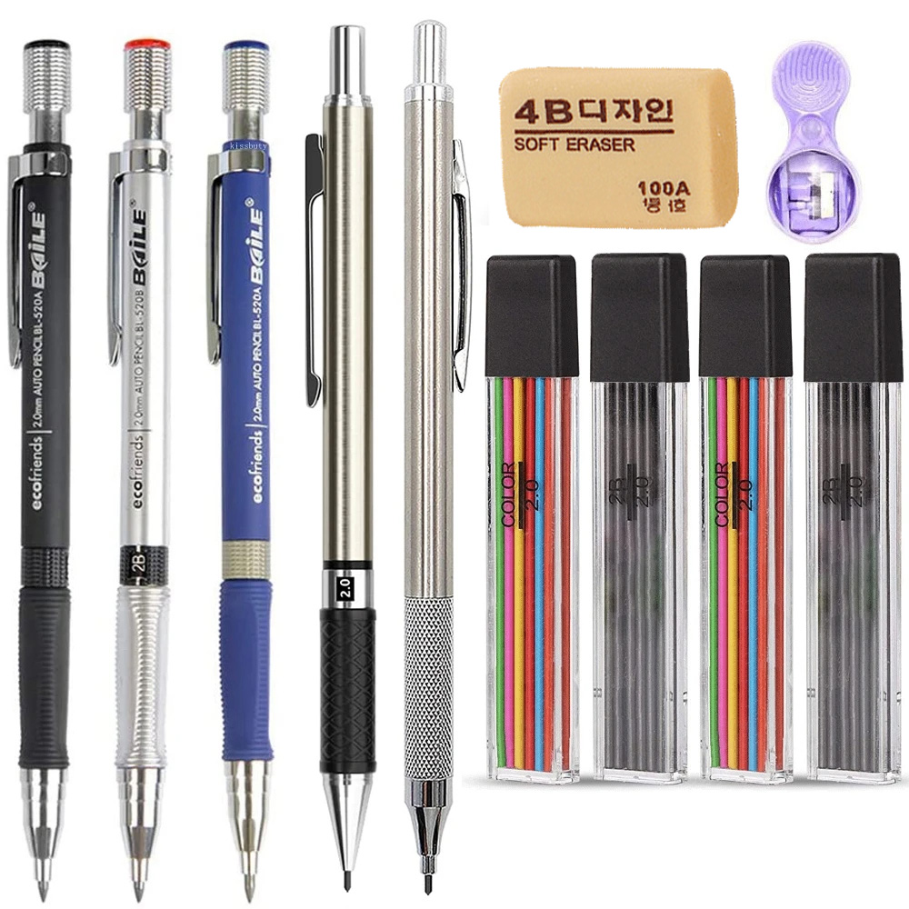 2.0mm 2B Mechanical Pencils Au - مراجعة Ideal Stationery & Office Supply وسعره