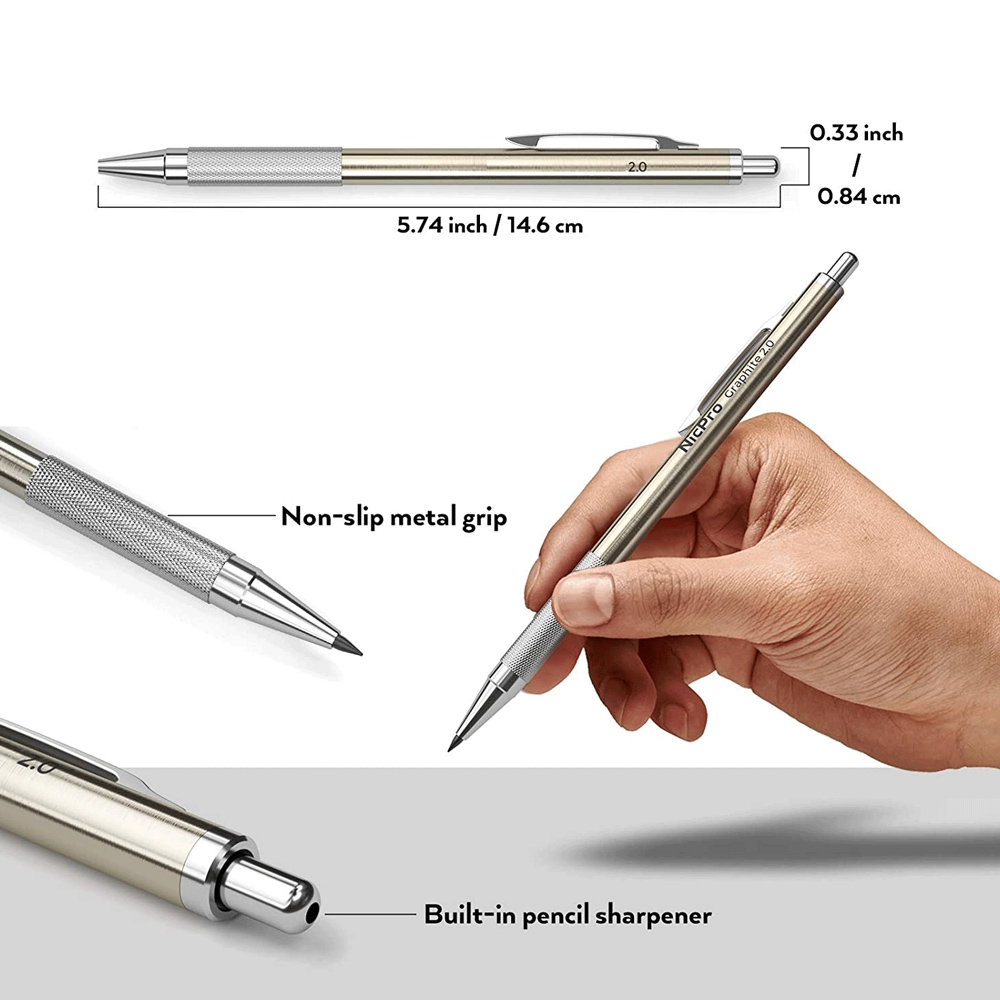 2.0mm 2B Mechanical Pencils Au - مراجعة Ideal Stationery & Office Supply وسعره