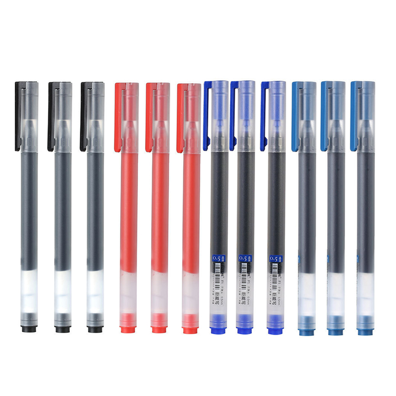 12/6Pc/Lot Gel Pen 0.5MM Ink S - مراجعة Stationery Supply Business وسعره