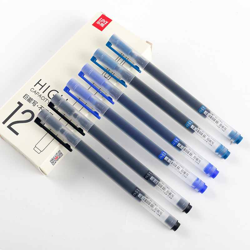 12/6Pc/Lot Gel Pen 0.5MM Ink S - مراجعة Stationery Supply Business وسعره