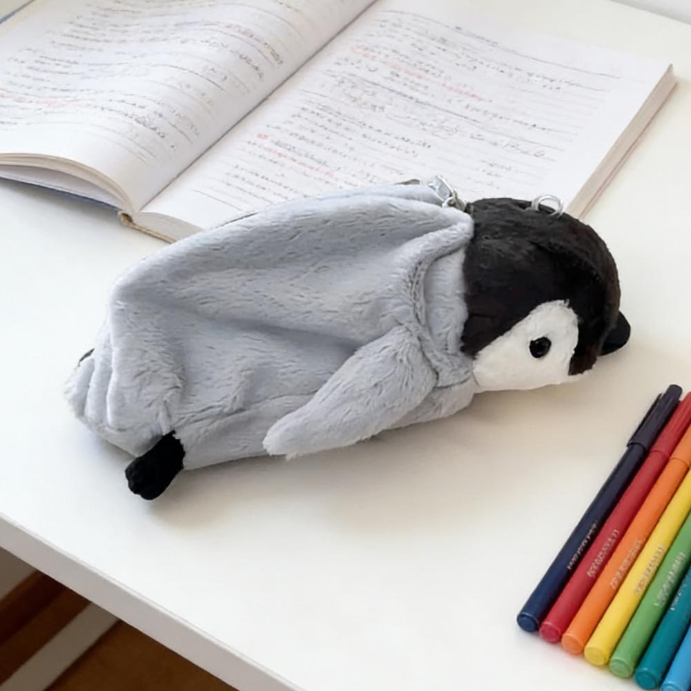 Cute Penguin Pencil Pouch Larg - مراجعة Stationery Supply وسعره