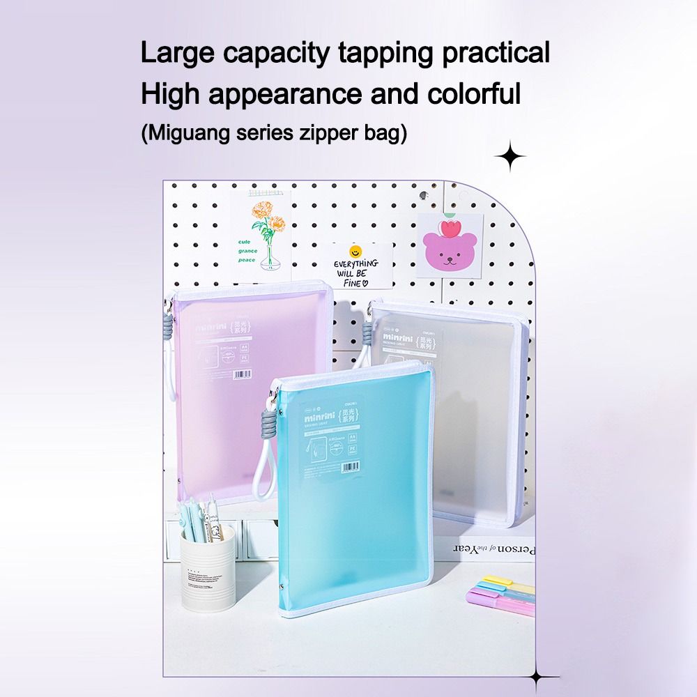 Portable Transparent A4 Zipper - مراجعة Office Stationery And Supply وسعره