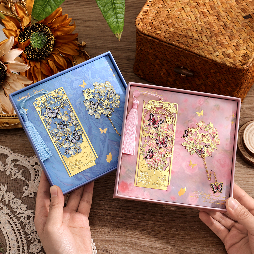 2 Pcs Butterfly Bookmarks With - مراجعة Stationery Supply وسعره