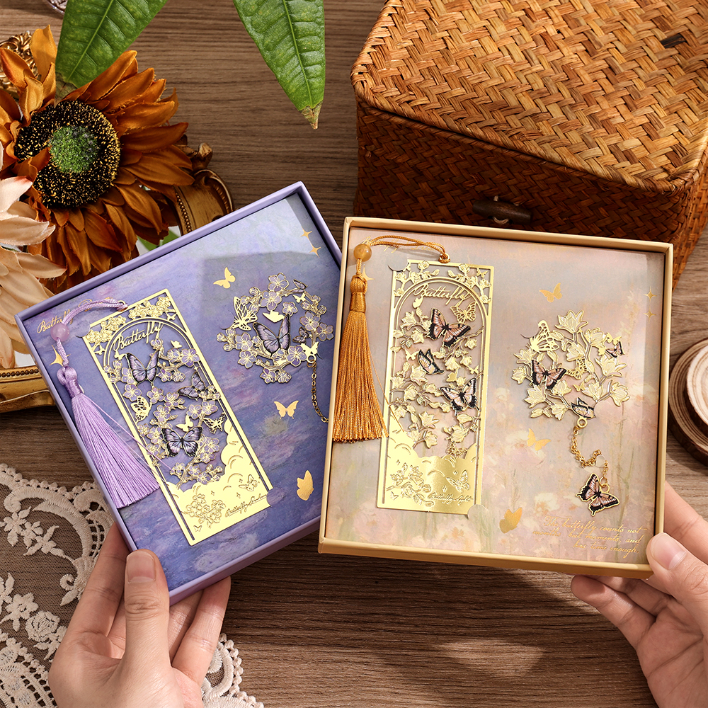2 Pcs Butterfly Bookmarks With - مراجعة Stationery Supply وسعره