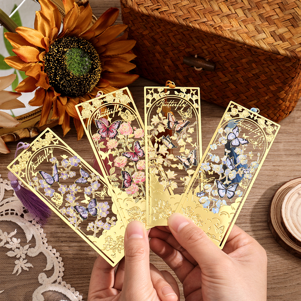2 Pcs Butterfly Bookmarks With - مراجعة Stationery Supply وسعره
