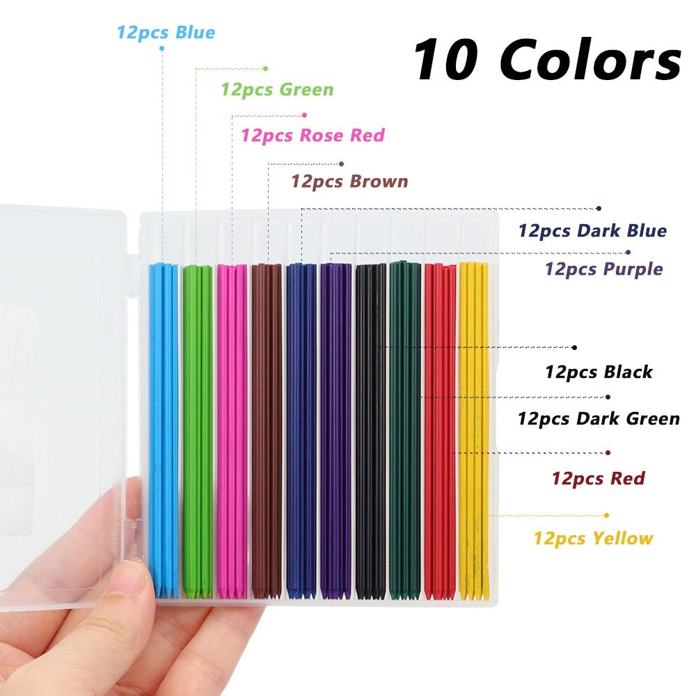 120pcs 2.0mm Lead Pencil Refil - مراجعة Mechanical Pencil Lead وسعره