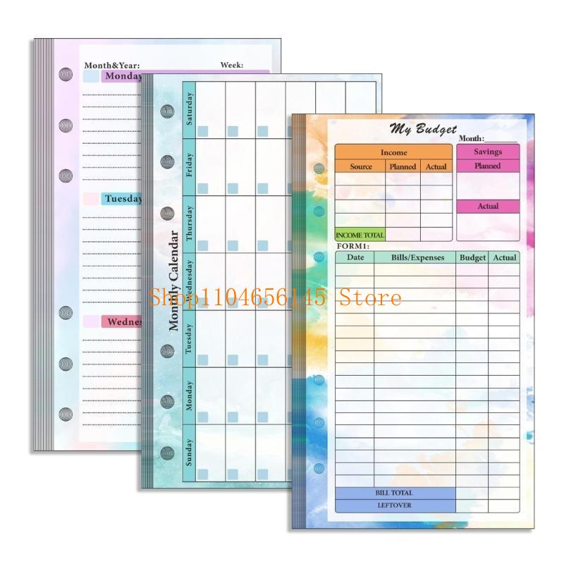 Loose Leaf Refill Paper Lined  - مراجعة Planner Weekly Budget وسعره