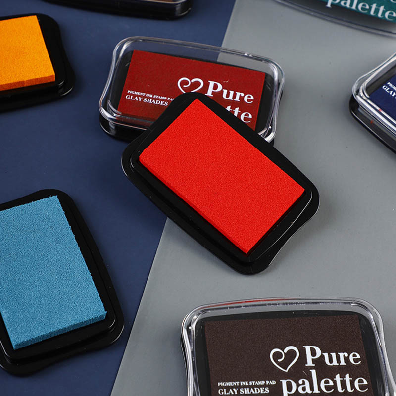 6 pieces - Retro solid color s - مراجعة Self Inking Stamp وسعره