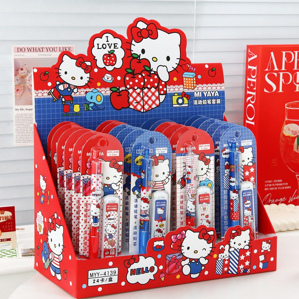 Sanrio Hello Kitty Mechanical  - مراجعة Mechanical Pencil Lead وسعره