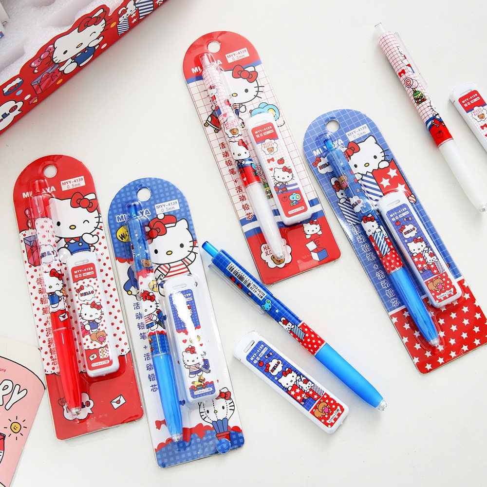 Sanrio Hello Kitty Mechanical  - مراجعة Mechanical Pencil Lead وسعره