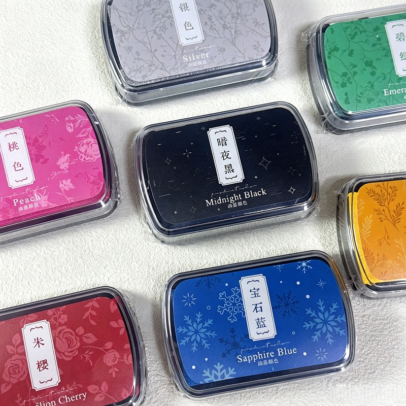 1pc Oil-Based Ink Pad, Colorfu - مراجعة Self Inking Stamp وسعره