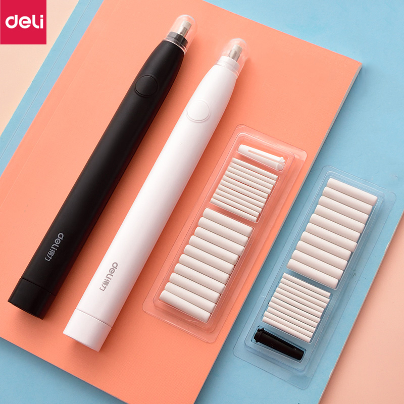 Deli Electric Eraser Pencil Dr - مراجعة Rubber Eraser Kneaded وسعره