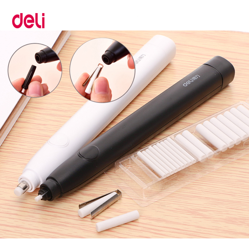 Deli Electric Eraser Pencil Dr - مراجعة Rubber Eraser Kneaded وسعره