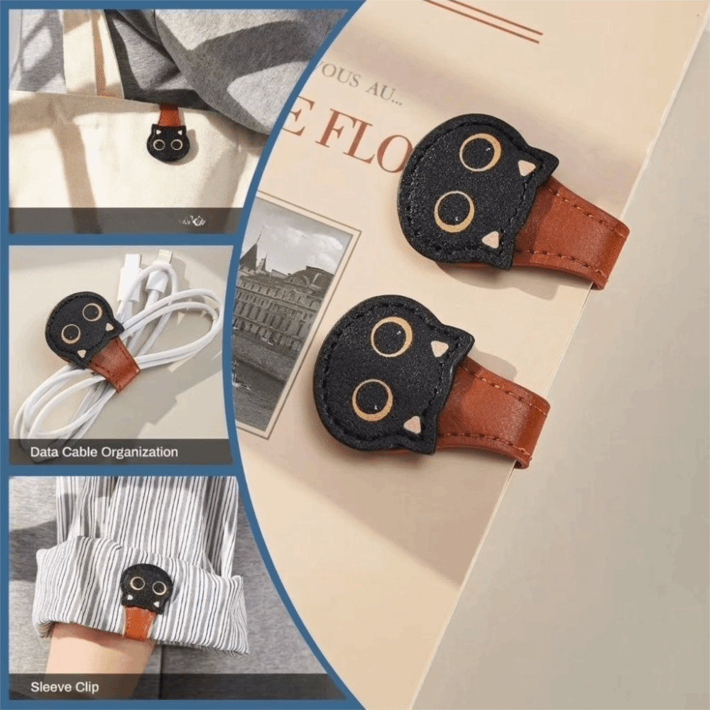 Cute PU Magnetic Page Clip Cat - مراجعة Bookmark Magnetic Clip وسعره