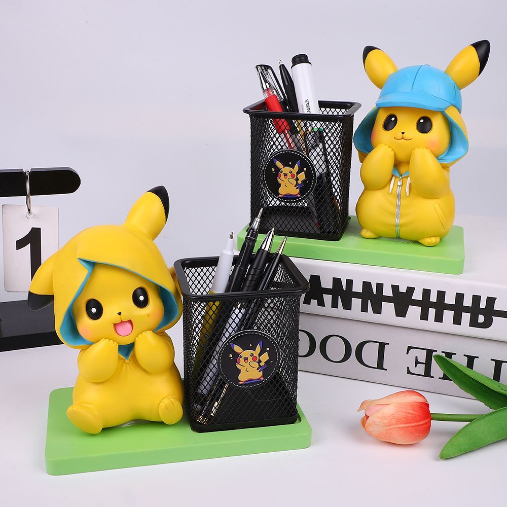Cute Cartoon Pikachu Pen Holde - مراجعة Ideal Stationery & Office Supply وسعره