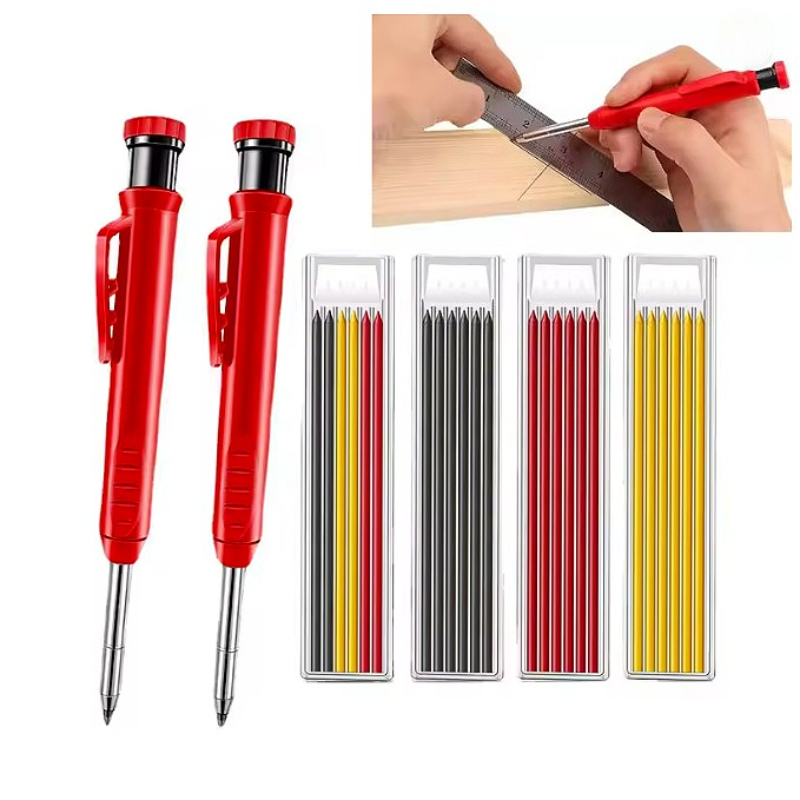 Solid Carpenter Pencil Set Woo - مراجعة Mechanical Pencil Lead وسعره
