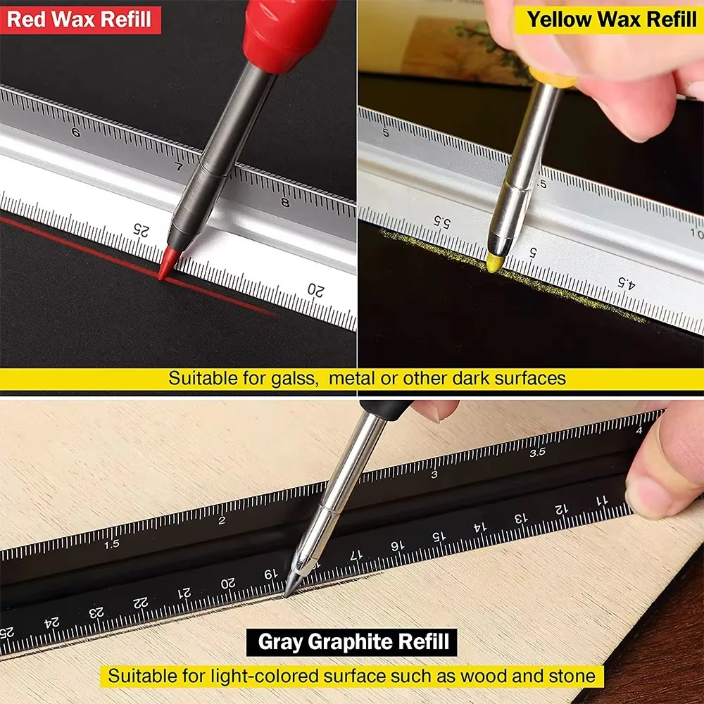 Solid Carpenter Pencil Set Woo - مراجعة Mechanical Pencil Lead وسعره