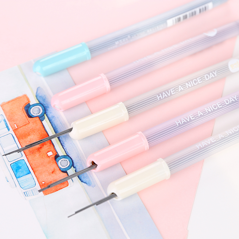 10 pcs/set Student Creative Au - مراجعة Mechanical Pencil Lead وسعره