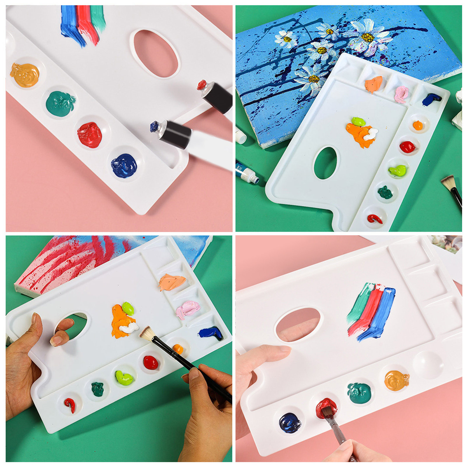 4Pcs Large Capacity Plastic Pa - مراجعة Ideal Stationery & Office Supply وسعره