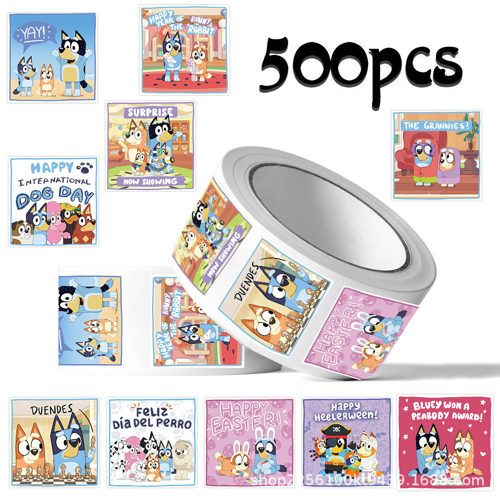 Wholesale 500Pcs/Roll Bluey St - مراجعة Memo Pad Sticky وسعره