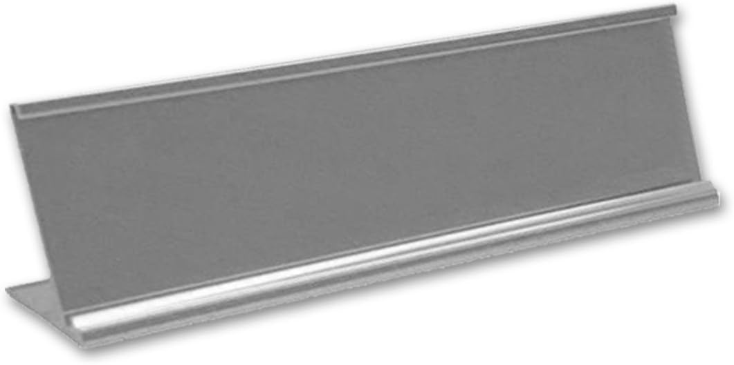 Satin Aluminum Desk Name Plate - مراجعة Desk Name Plate وسعره