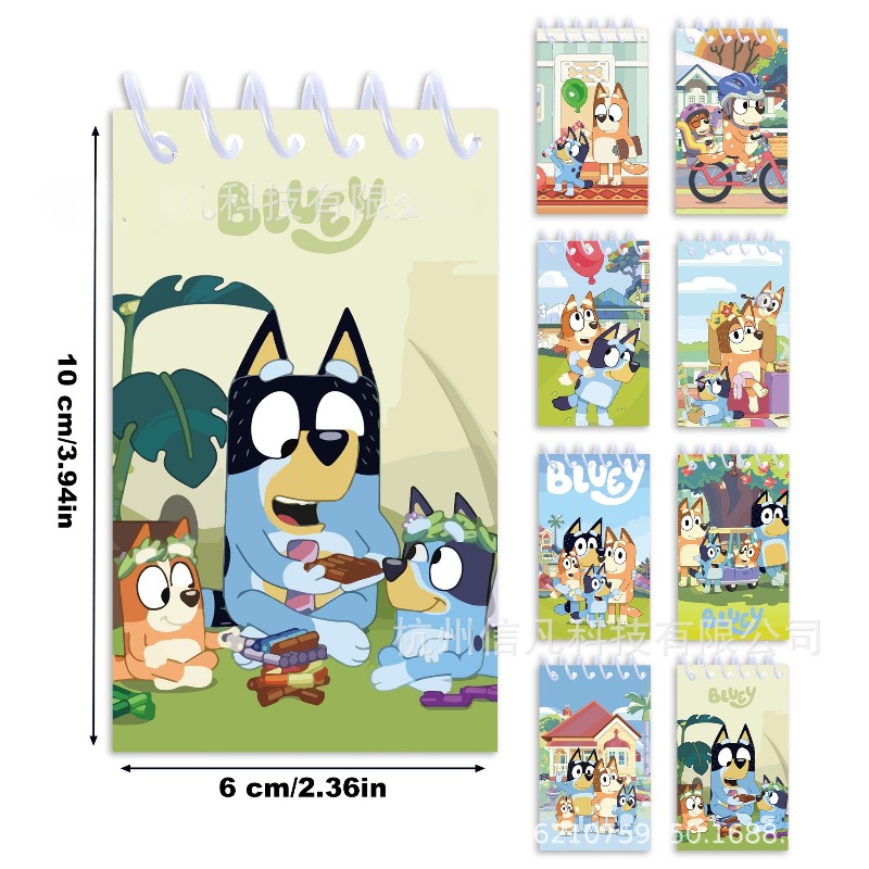 8pcs Hot Blueys Mini Notebook  - مراجعة Stationery Office وسعره